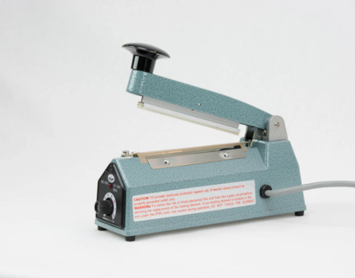 AIE-105T 4-Inch Hand Impulse Sealer (5mm Seal Width) - Commercial Poly Bag Heat Sealing Machine