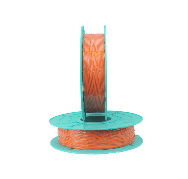 Orange Twist Ties 17-2000