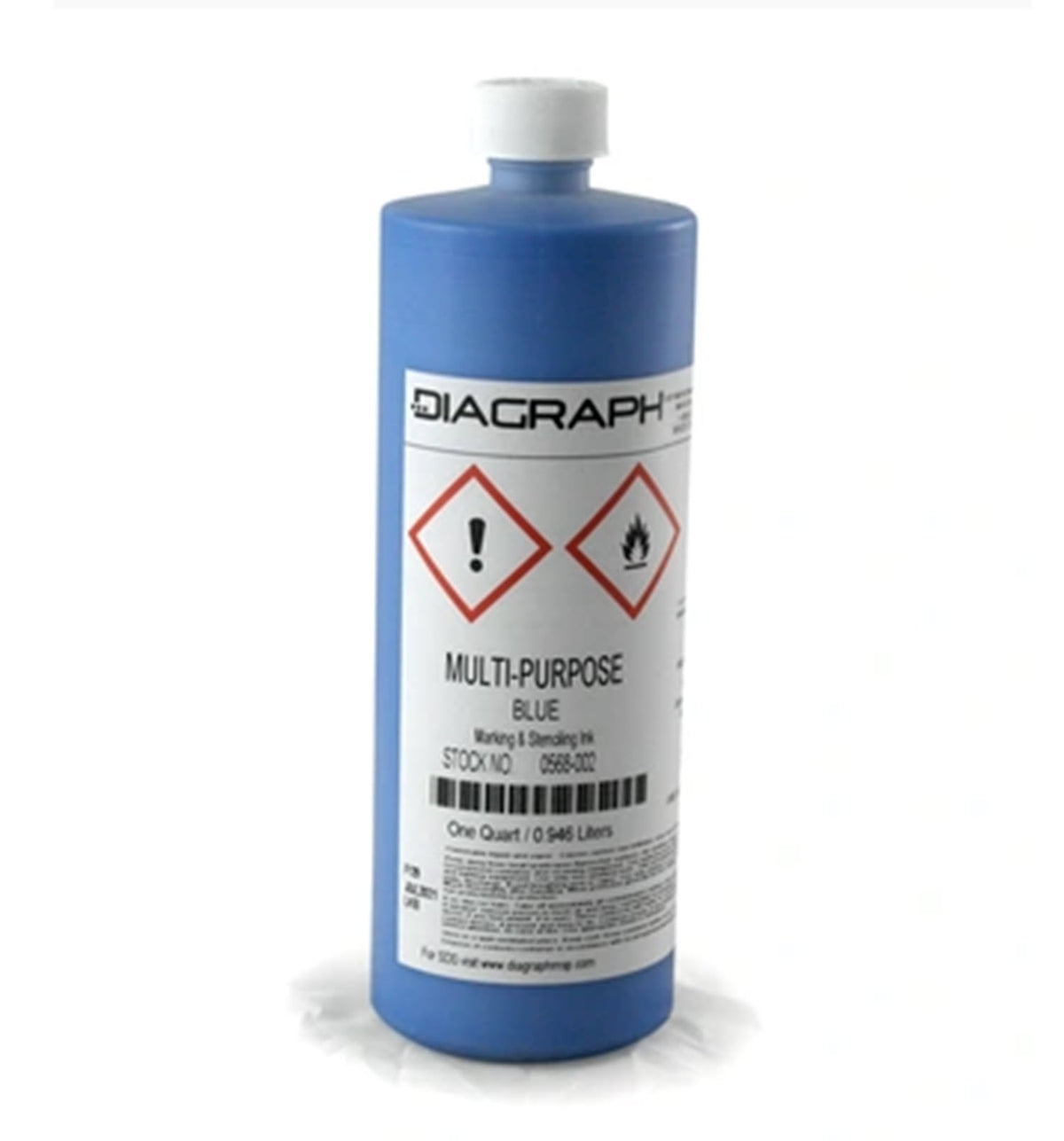 Diagraph Blue Multi-Purpose Ink - 12 Quarts -  Industrial Coding Ink 0568002