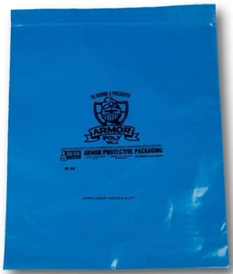 12 x 15 Zip Top VCI Poly Bag