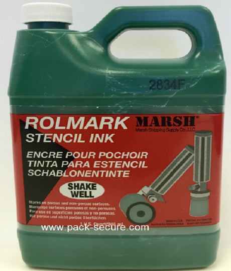 Rolmark Stencil Ink - Green - 20911