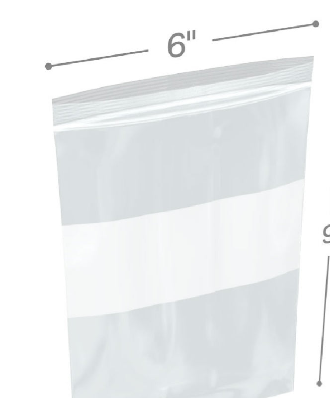 6 x 9 4mil White Block