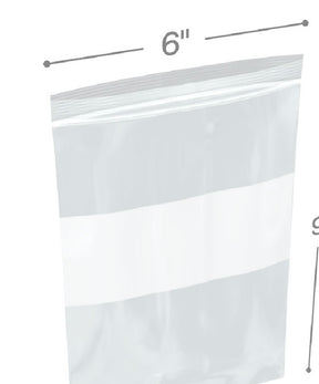 3 x 5 4mil White Block