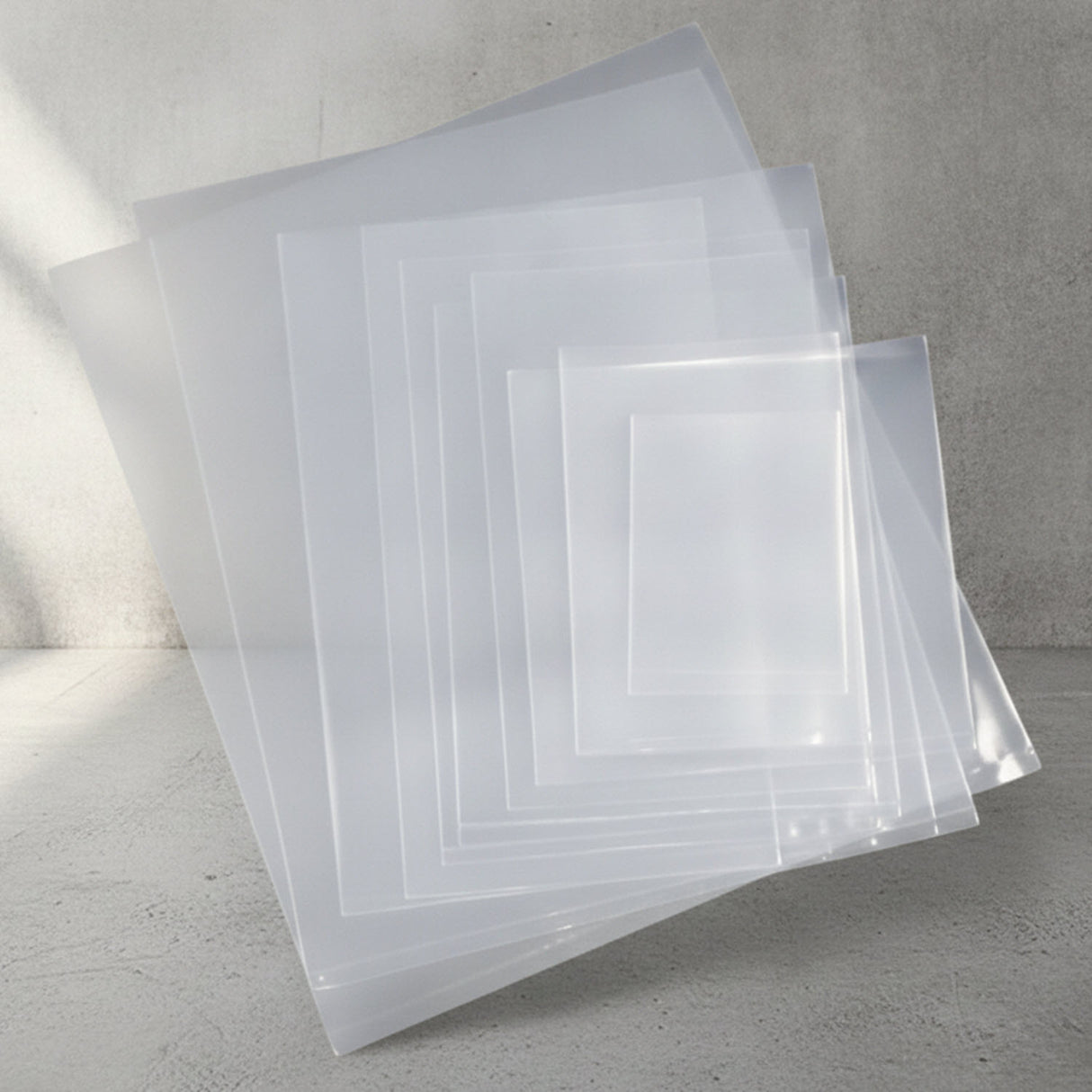 6x12 Inch Clear Poly Bags (1 Mil) - Bulk 1000 Pack Flat Polyethylene Plastic Bags