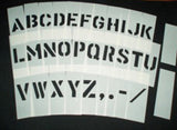 Mylar Letter Stencil Set 6 Inch
