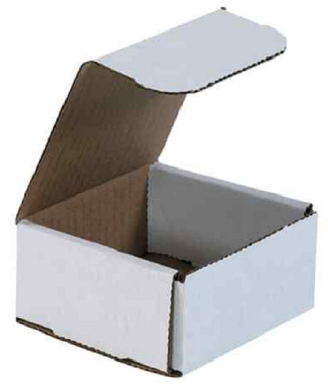 White Corrugated Mailer 4 x 3 x 2