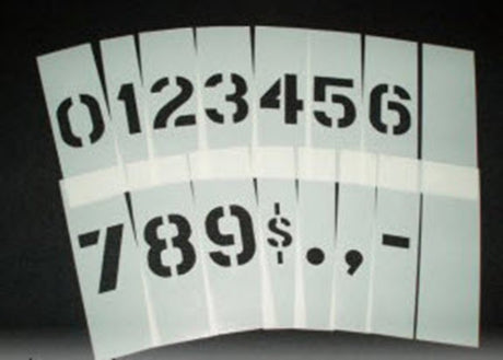 Mylar Number Set 1.5 inch