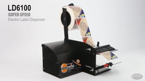 LD6100 Electric Label Dispenser - 4.75 inch Wide, Super Speed