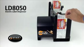 LD8050 Electric Label Dispenser 5 inch Wide High Speed