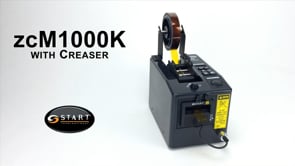 ZCM1000K Electric Tape Dispenser 1.2 inch Wide with Creaser for Thin Tapes Kapton