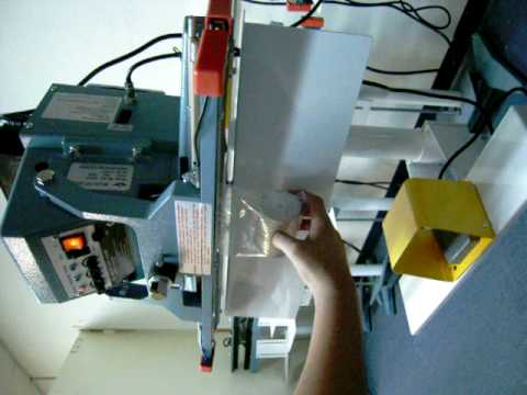AIE-610FDV 24 in Vertical Double Impulse Sealer with 10mm Seal AIE610FDV