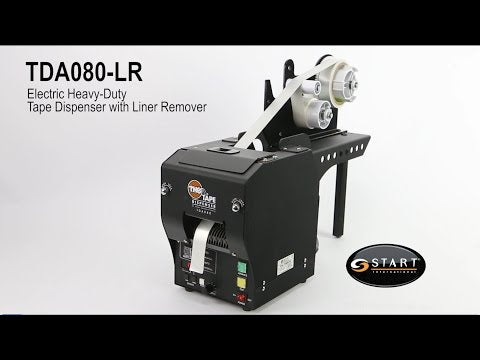 Electric Tape Dispenser 3.15 inch Wide with Liner Remover TDA080-LR