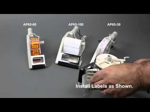 AP65-30 Hand Held Label Dispenser - Up to 1.2 inch Wide by Tach-It