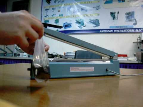 AIE-600T2 24-Inch Hand Impulse Sealer with 2mm Seal Width