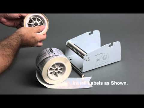 MDL125 Label Dispenser Table Top or Wall Mount 12.5 inch by Tach-It
