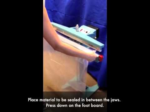 FS-658F  Impulse Foot Sealer 26 inch, 8mm seal