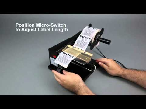 Automatic Label Dispenser up to 6 in wide SH400 - Tach It