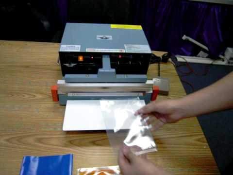 AIE-410GA - 18" 10mm Gas Flush Vacuum Impulse Auto Sealer