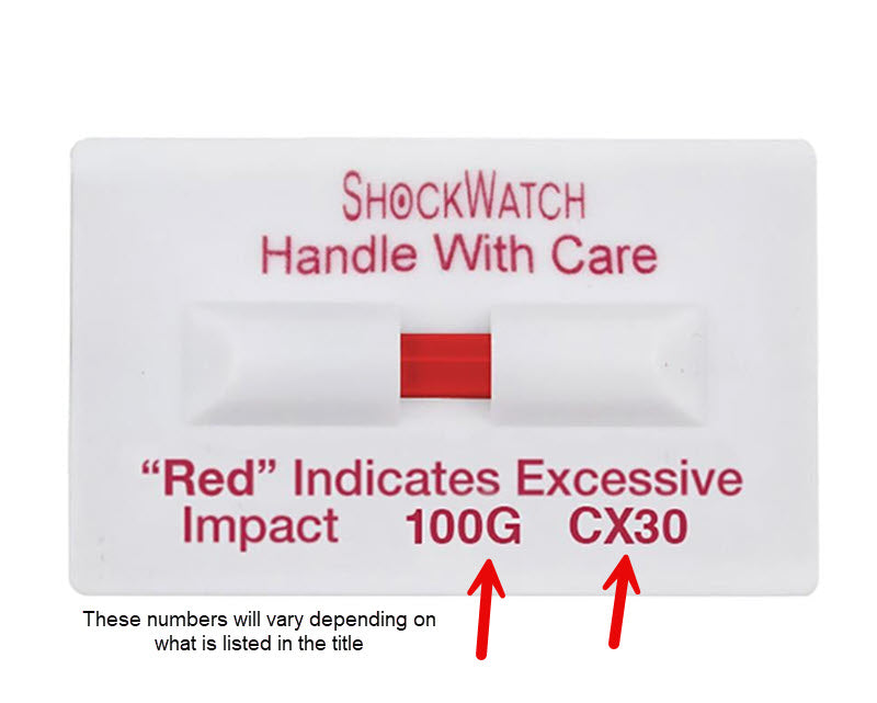 ShockWatch Clips Single Tube 32100