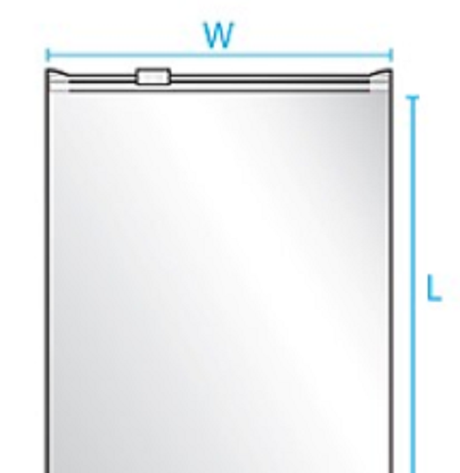 13 x 18 Slider Top Bags - 3mil - 250ct  