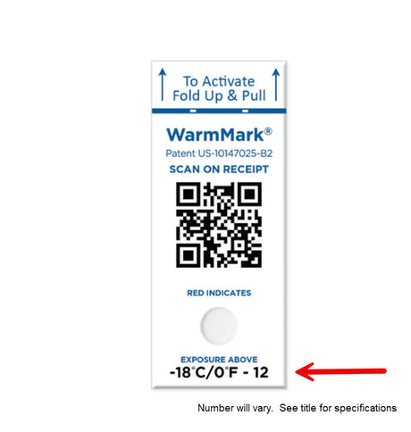 WarmMark QR 5C/41F Single-Window Temperature Indicator